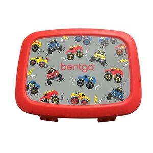 Kids monster truck Bentgo Lunch Box - Red and Gray